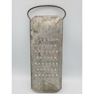 Vintage Rapid Slaw and Vegetable Cutters Bluffton O Cheese Grater With Handle